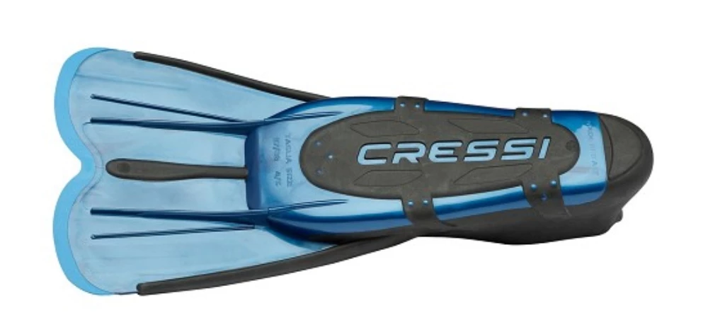 Cressi Agua Short Fins For Kids Blue 33/34 - Image 3