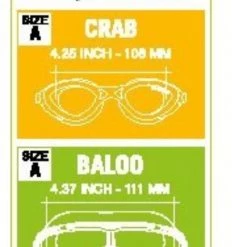 Cressi Baloo Kids Swimming Goggles Light Blue/Lime