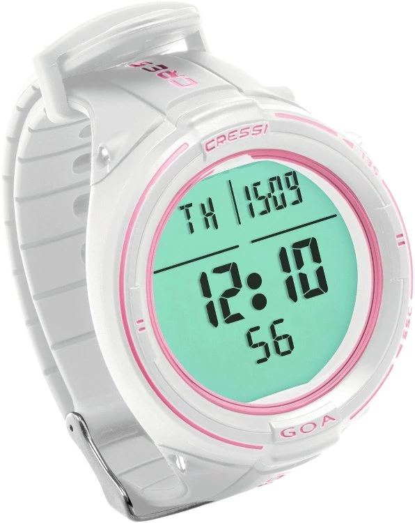 Cressi GOA Wrist Watch/Dive Computer White/Pink