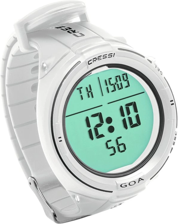 Cressi GOA Wrist Watch/Dive Computer White/Black