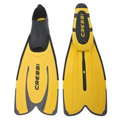 Cressi Agua Long Blade Dive Fins Yellow