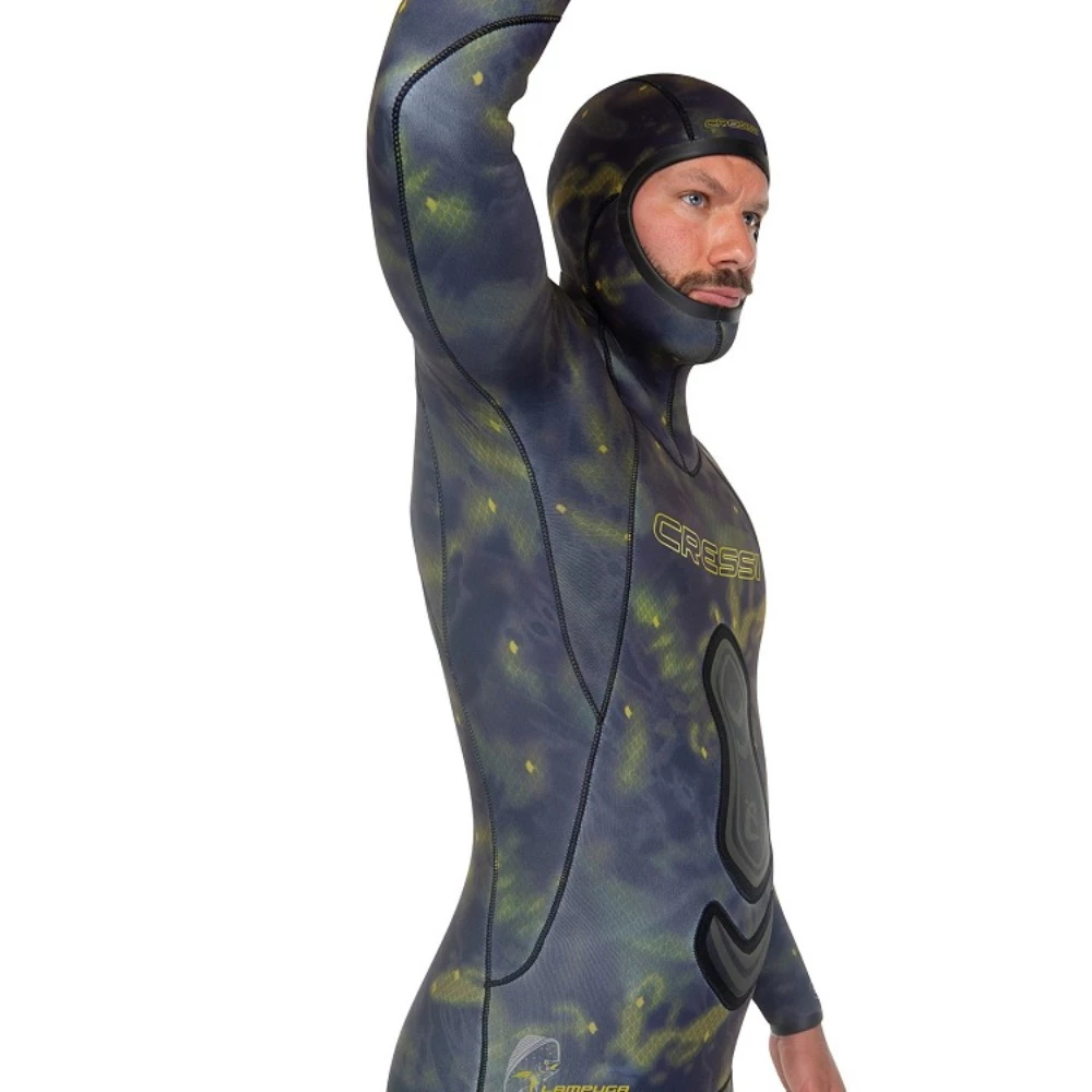 Cressi Lampuga 2pc Mens Wetsuit Camouflage 5mm - Image 2