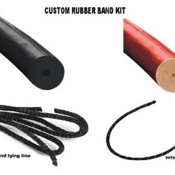 Cressi Rubber Band Kit Black 14mm