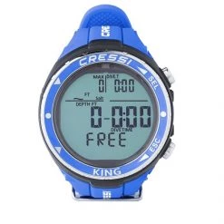 Cressi King Freediving Computer Watch Blue