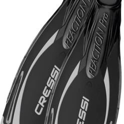 Cressi Reaction Pro Fins Black/Silver