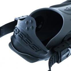 Cressi Frog Plus Open Heel Dive Fins Black/Silver