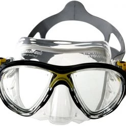 Cressi Big Eyes Evolution Crystal Dive Mask Clear/Yellow