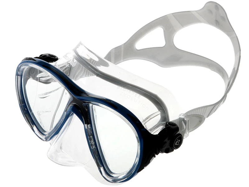 Cressi Big Eyes Evolution Crystal Dive Mask Clear/Blue Black - Image 3