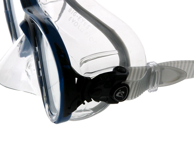 Cressi Big Eyes Evolution Crystal Dive Mask Clear/Blue Black - Image 5