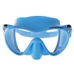 Cressi F1 High-Grade Silicone Frameless Dive Mask Blue
