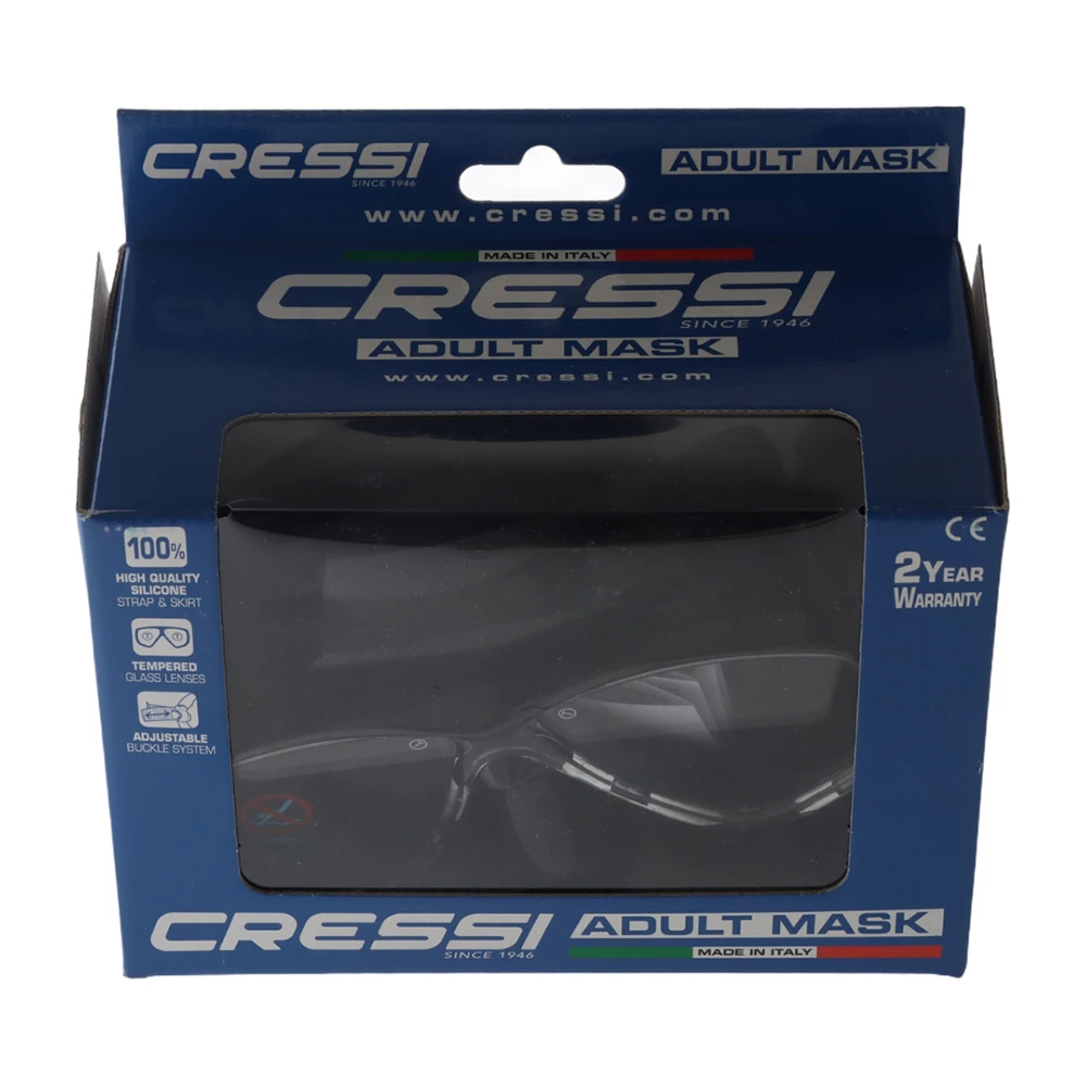 Cressi Marea Adult Snorkeling Mask Black