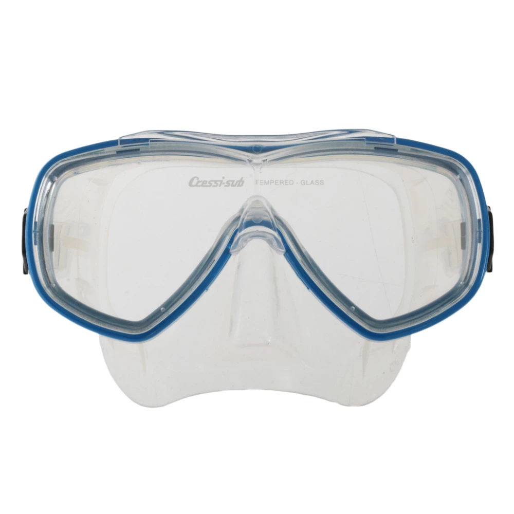 Cressi Onda Adult Snorkeling Mask Clear/Blue