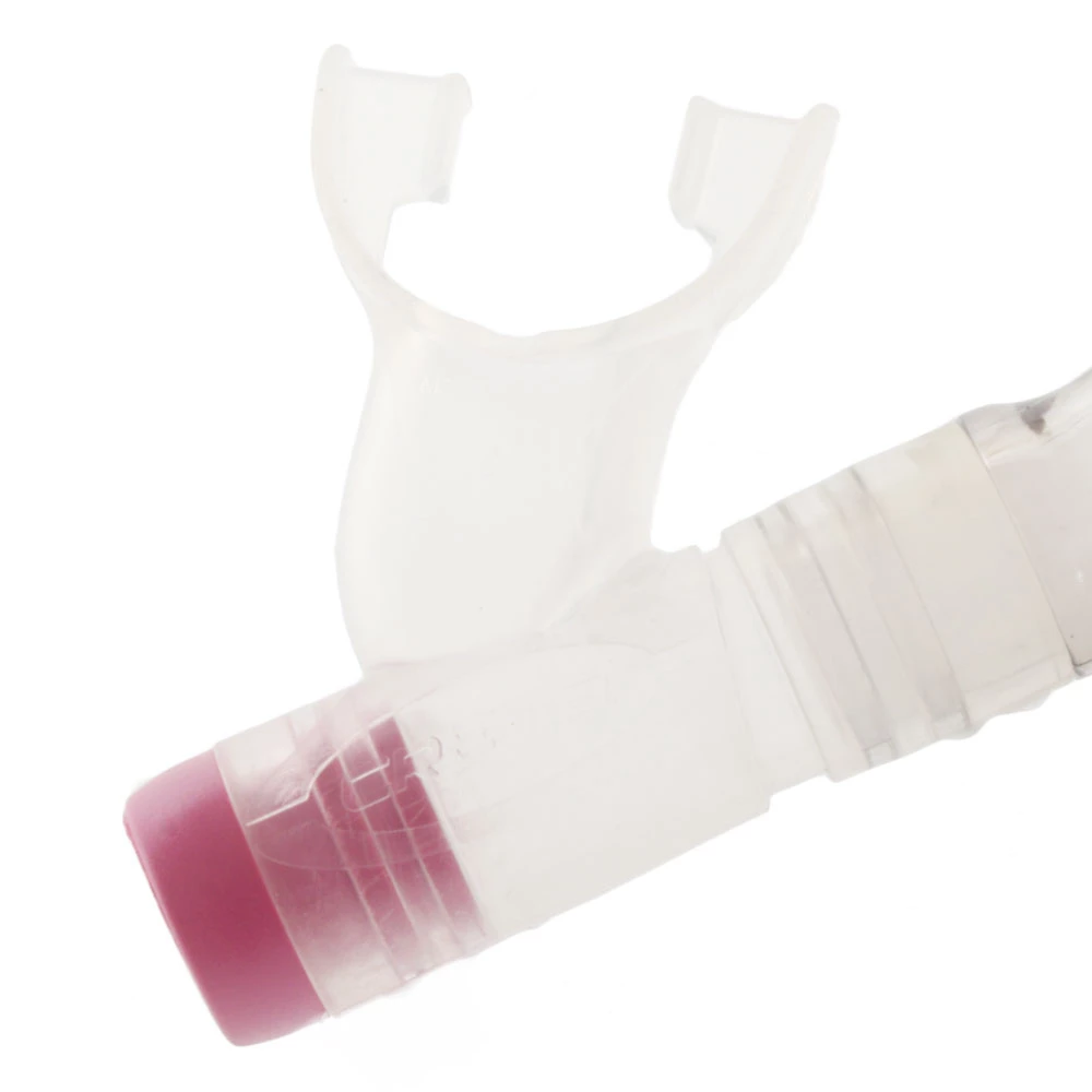 Cressi Top Kids Snorkel Clear/Pink - Image 4