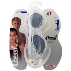 Cressi Flash Womens Clear Swimming Goggles Smoke Lens