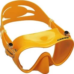Cressi F1 Frameless Dive Mask Orange