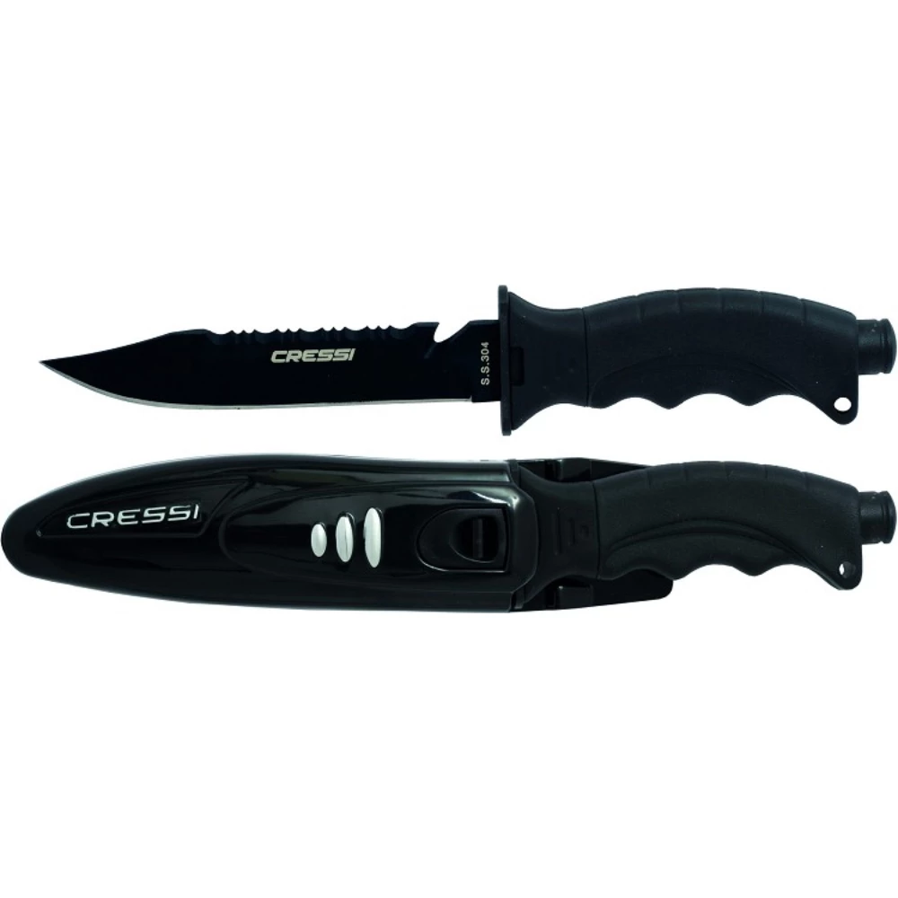 Cressi Borg Knife Black Blade - Image 2