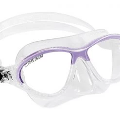 Cressi Moon Jr Snorkeling Dive Mask Clear/Lilac