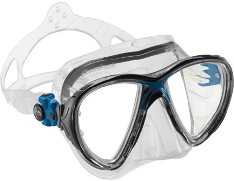 Cressi Big Eyes Evolution Dive Mask Clear/ Blue Black