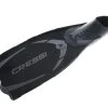 Cressi Pluma Full Foot Dive Fins Black/Silver