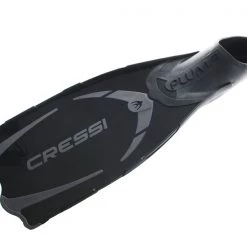 Cressi Pluma Full Foot Dive Fins Black/Silver