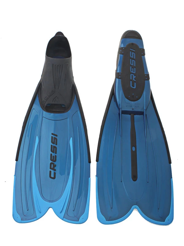 Cressi Agua Long Blade Dive Fins Blue - Image 2
