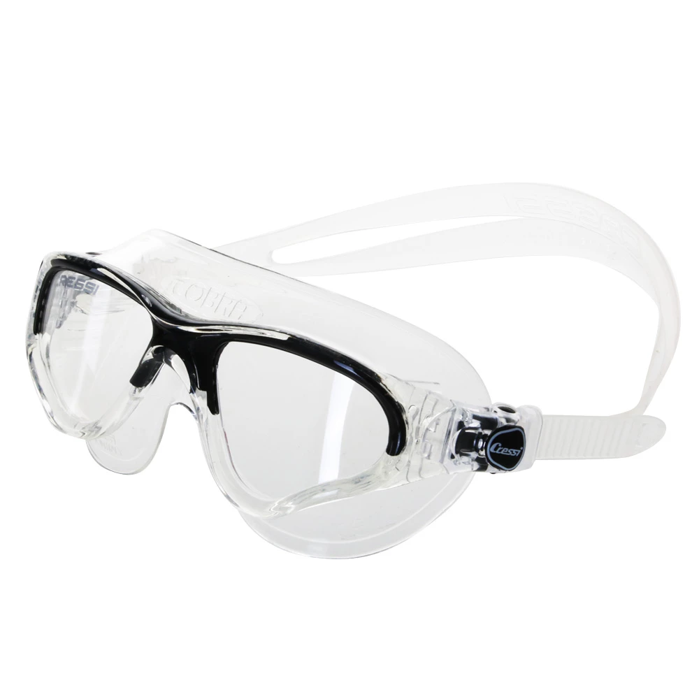 Cressi Cobra Swimming Goggles Clear/Black