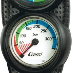 Cressi Mini Console 2 Depth/Pressure Gauge Bar